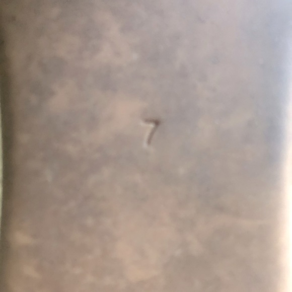 Tory Burch Metallic Gold Leather Ballet Flats With Gold Logo Size 7 - Picture 8 of 9